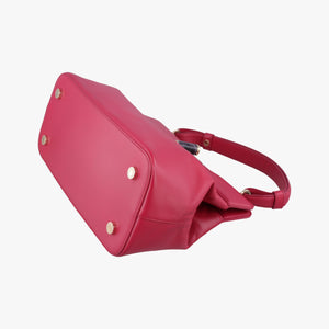 Pre-owned Bvlgari Isabella Rossellini Red Leather shoulderbag | stylenewstar