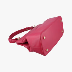 Pre-owned Bvlgari Isabella Rossellini Red Leather shoulderbag | stylenewstar