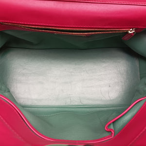 Pre-owned Bvlgari Isabella Rossellini Red Leather shoulderbag | stylenewstar
