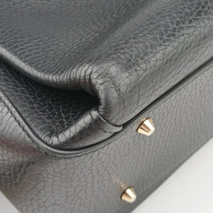Pre-owned Gucci Interlocking G Black Leather 510306 shoulderbag | stylenewstar