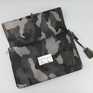 Pre-owned Prada Sound Multicolour saffiano leather shoulderbag | stylenewstar
