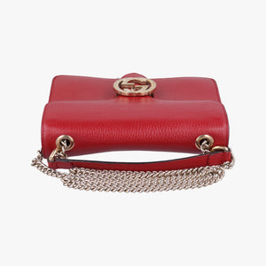 Secondhand Gucci Interlocking G Red Leather 510304 shoulderbag | stylenewstar