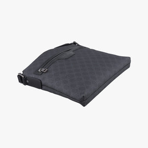 Pre-owned Gucci GG Supreme Black PVC coated canvas 322279 shoulderbag | stylenewstar