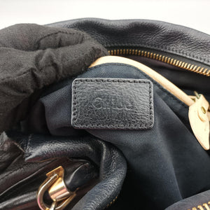 Pre-owned Chloe Paraty Black Leather shoulderbag | stylenewstar