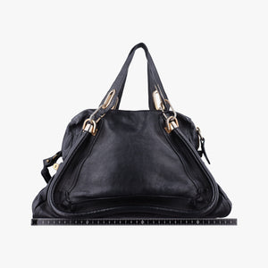 Pre-owned Chloe Paraty Black Leather shoulderbag | stylenewstar