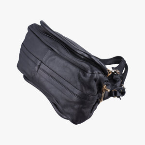 Pre-owned Chloe Paraty Black Leather shoulderbag | stylenewstar