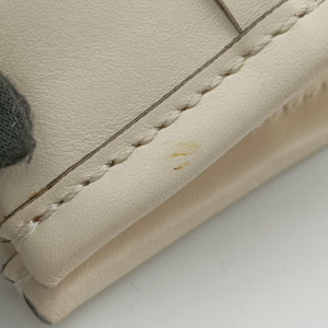Pre-owned Fendi Sunshine White Leather 8BH386 shoulderbag | stylenewstar