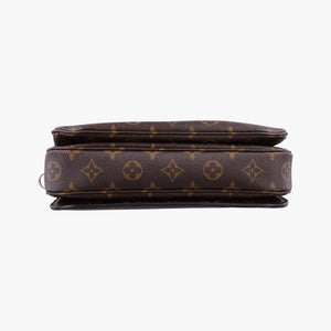 Pre-owned Louis Vuitton Pochette Metis MM Brown Monogram Canvas M44875 shoulderbag | stylenewstar