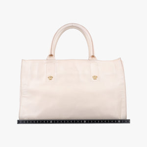 Vintage VERSACE Medusa Palazzo White lambskin shoulderbag | stylenewstar