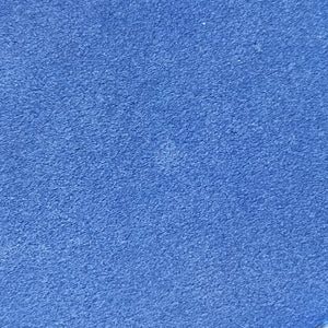 Pre-owned Celine Luggage Mini Shopper Blue Suede × Leather handbag | stylenewstar