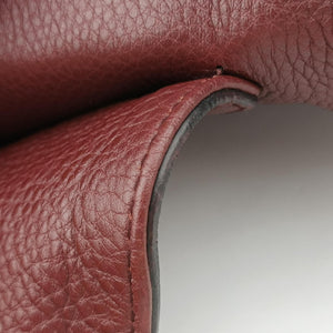 Pre-owned Gucci Interlocking G Logo Soho Messenger Burgundy Leather 322056 shoulderbag | stylenewstar