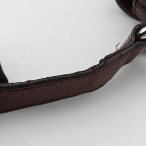 Pre-owned Gucci Interlocking G Logo Soho Messenger Burgundy Leather 322056 shoulderbag | stylenewstar