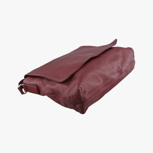 Pre-owned Gucci Interlocking G Logo Soho Messenger Burgundy Leather 322056 shoulderbag | stylenewstar
