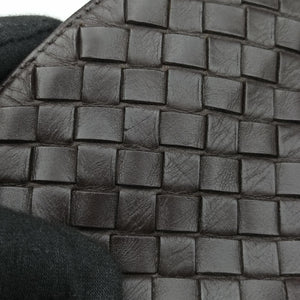 Pre-owned Bottega Veneta Intrecciato Brown lambskin shoulderbag | stylenewstar