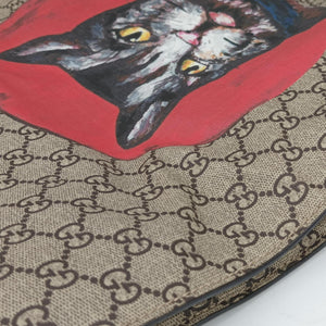 Pre-owned Gucci GG Supreme Mystic Cat beige×Multicolour PVC coated canvas 450950 shoulderbag | stylenewstar