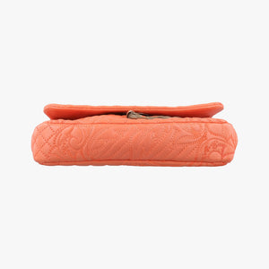 Pre-owned VERSACE Vanitas Medusa Orange leather shoulderbag | stylenewstar