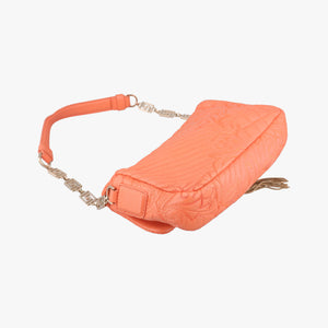 Pre-owned VERSACE Vanitas Medusa Orange leather shoulderbag | stylenewstar