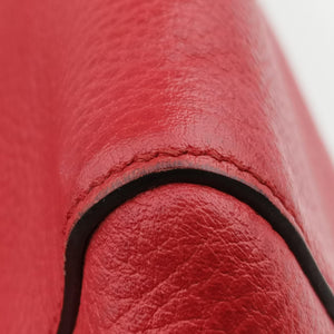 Pre-owned Gucci Swing Red Leather 354397 shoulderbag | stylenewstar
