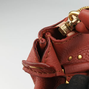Pre-owned Chloe Mercy Red Leather shoulderbag | stylenewstar