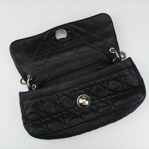 Pre-owned Christian Dior Rendezvous Black Lambskin shoulderbag | stylenewstar