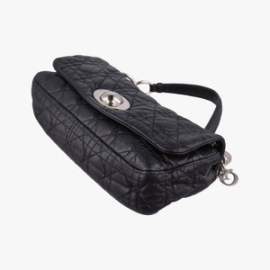 Pre-owned Christian Dior Rendezvous Black Lambskin shoulderbag | stylenewstar