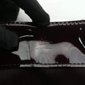 Pre-owned Louis Vuitton Melrose Avenue AMARANTE Vernis M93757 handbag | stylenewstar