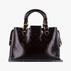 Pre-owned Louis Vuitton Melrose Avenue AMARANTE Vernis M93757 handbag | stylenewstar