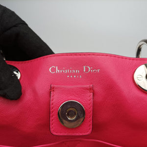 Pre-owned Christian Dior Diorissimo Black Leather shoulderbag | stylenewstar