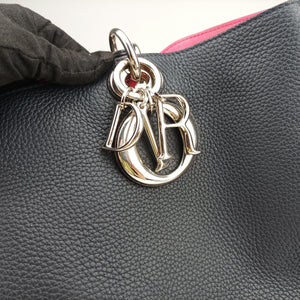 Pre-owned Christian Dior Diorissimo Black Leather shoulderbag | stylenewstar