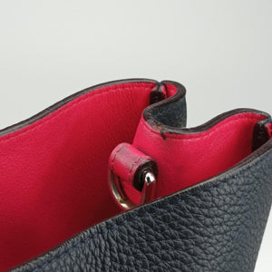 Pre-owned Christian Dior Diorissimo Black Leather shoulderbag | stylenewstar