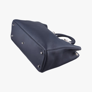 Pre-owned Christian Dior Diorissimo Black Leather shoulderbag | stylenewstar