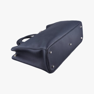 Pre-owned Christian Dior Diorissimo Black Leather shoulderbag | stylenewstar