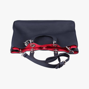 Pre-owned Christian Dior Diorissimo Black Leather shoulderbag | stylenewstar