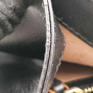 Pre-owned Gucci Sylvie Black Leather 421882 shoulderbag | stylenewstar