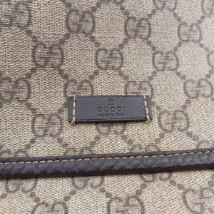Pre-owned Gucci GG Plus Messenger Brown PVC coated canvas×Leather 201732 shoulderbag | stylenewstar