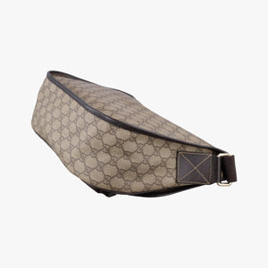 Pre-owned Gucci GG Plus Messenger Brown PVC coated canvas×Leather 201732 shoulderbag | stylenewstar