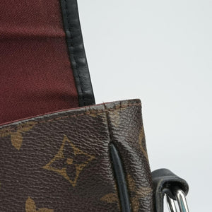 Pre-owned Louis Vuitton BASS MM brown Monogram Macassar M56715 shoulderbag | stylenewstar