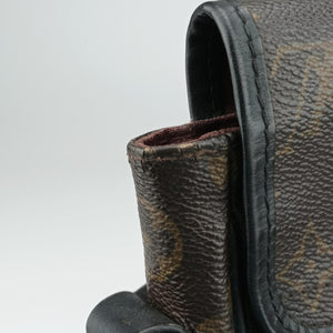 Pre-owned Louis Vuitton BASS MM brown Monogram Macassar M56715 shoulderbag | stylenewstar