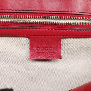 Secondhand Gucci Emily Red Leather 295403 shoulderbag | stylenewstar