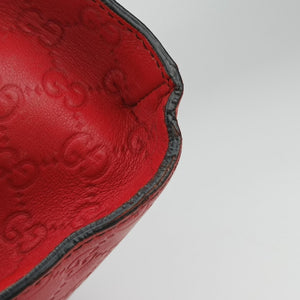 Secondhand Gucci Emily Red Leather 295403 shoulderbag | stylenewstar
