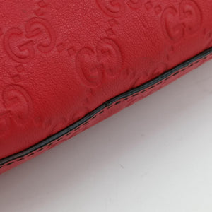 Secondhand Gucci Emily Red Leather 295403 shoulderbag | stylenewstar