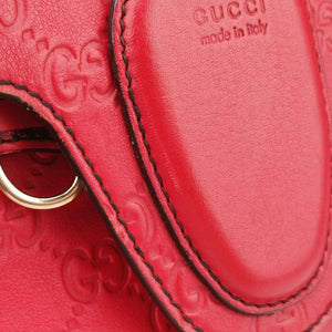 Secondhand Gucci Emily Red Leather 295403 shoulderbag | stylenewstar