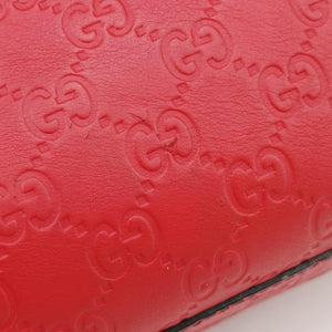 Secondhand Gucci Emily Red Leather 295403 shoulderbag | stylenewstar