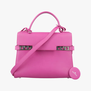Pre-owned Delvaux Tempete Pink leather shoulderbag | stylenewstar