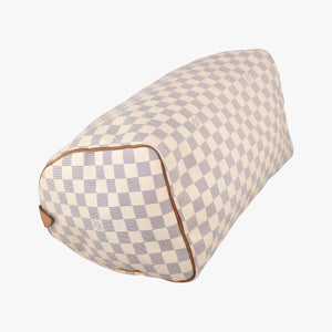 Pre-owned Louis Vuitton Speedy 35 Azur Damier Canvas N41535 handbag | stylenewstar