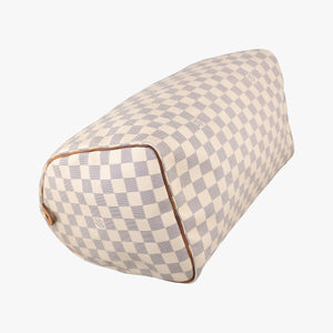 Pre-owned Louis Vuitton Speedy 35 Azur Damier Canvas N41535 handbag | stylenewstar