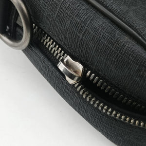 Pre-owned Gucci GG Plus GG Supreme Black PVC coated canvas x Leather 337081 handbag | stylenewstar