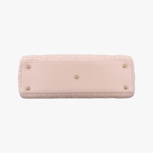 Vintage Christian Dior Lady Dior Pink lambskin shoulderbag | stylenewstar