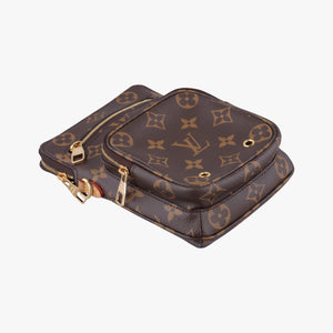 Secondhand Louis Vuitton Utility Phone Sleeve Brown Monogram Canvas M80746 shoulderbag | stylenewstar