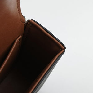 Pre-owned Celine Claude Triomphe Brown PVC coated canvas shoulderbag | stylenewstar